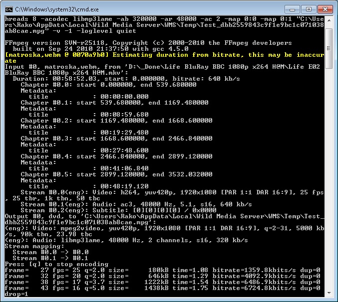 primary transcoding console